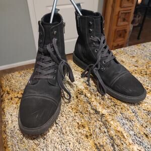 Unlisted Captain Boot Black Size 10 Men's 43 EU Zip Lace-Up